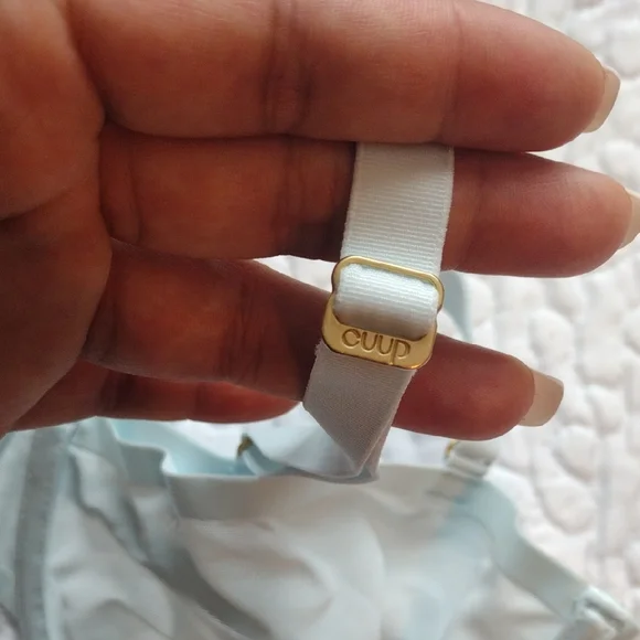 CUUP Elegant Light Blue Underwire Bra Size 34C - Picture 4 of 9